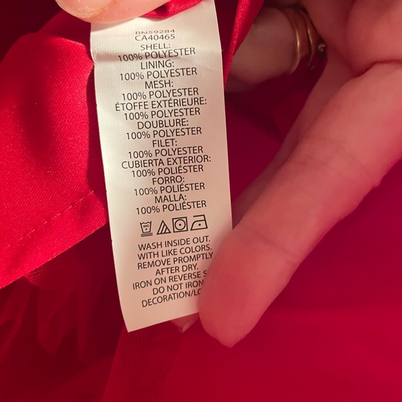 Childrens Place 3T Red Holiday Dress - Picture 6 of 6